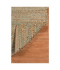 Amer Naturals Sinclair Aqua Organic Jute/Cotton Flatweave Area Rug 8'x10'