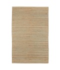 Amer Naturals Sinclair Aqua Organic Jute/Cotton Flatweave Area Rug 8'x10'