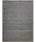 Amer Naturals Sinclair Navy Organic Jute/Cotton Flatweave Area Rug 5'x8'