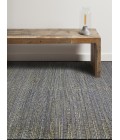Amer Naturals Sinclair Navy Organic Jute/Cotton Flatweave Area Rug 5'x8'