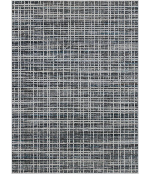 Amer Paradise Lorette Gray Hand-Woven Wool Blend Area Rug 5'x8'