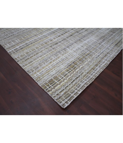 Amer Paradise Lorette Gold Hand-Woven Wool Blend Area Rug 3'x5'