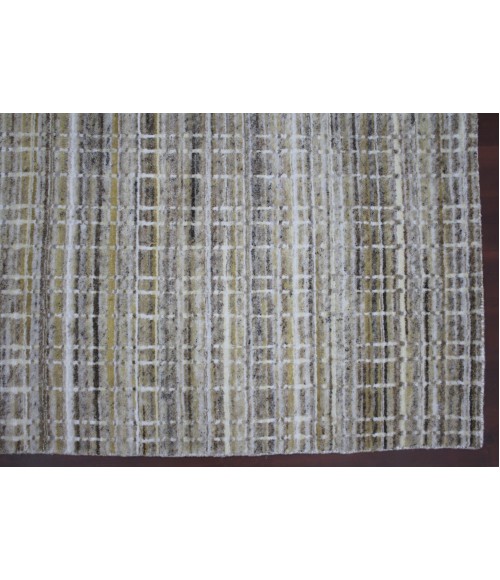 Amer Paradise Lorette Gold Hand-Woven Wool Blend Area Rug 3'x5'
