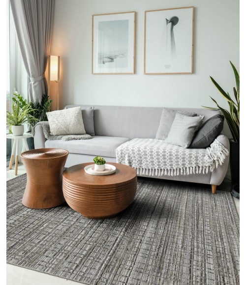 Amer Paradise Lorette Beige Hand-Woven Wool Blend Area Rug 2'x3'