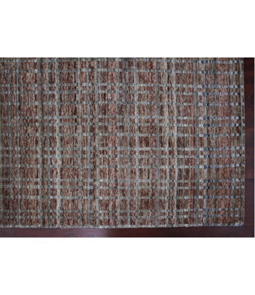 Amer Paradise Lorette Brick Red Hand-Woven Wool Blend Area Rug 3'x5'