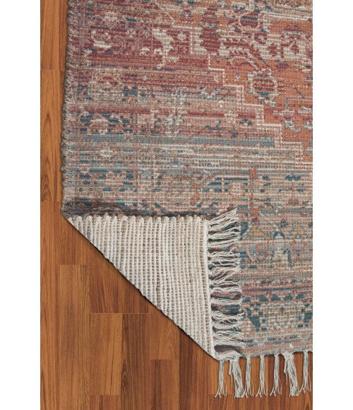 Amer Prairie Leawood Multicolor Jute/Polyester Flatweave Area Rug 5'x7'6"