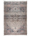 Amer Prairie Roeland Blue/Pink Jute/Polyester Flatweave Area Rug 5'x7'6"
