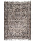 Amer Prairie Sprail Grey/Pink Jute/Polyester Flatweave Area Rug 3'6"x5'6"