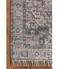 Amer Prairie Sprail Grey/Pink Jute/Polyester Flatweave Area Rug 3'6"x5'6"