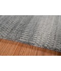 Amer Raffia Kinston Silver Hand-woven Wool Blend Area Rug 5'x8'