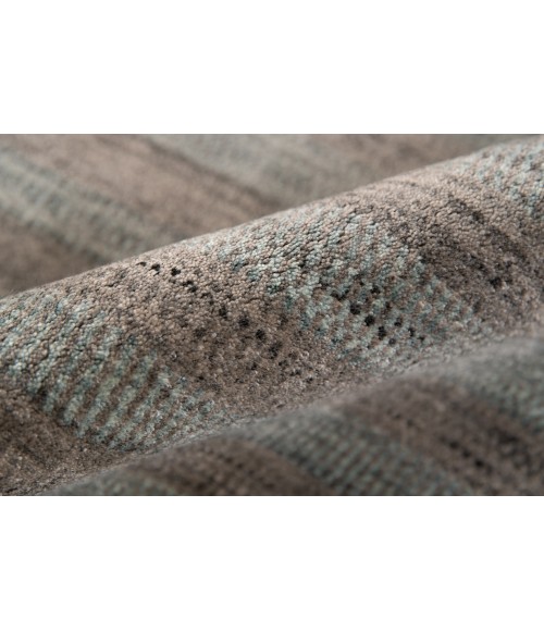 Raffia Area Rug Amer Raffia Kinston Dark Gray Hand-woven Wool Blend Area Rug 9'x12'