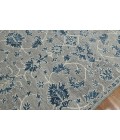 Amer Romania Hope Gray Hand-Hooked Wool Area Rug 8'x10'