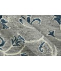 Amer Romania Hope Gray Hand-Hooked Wool Area Rug 8'x10'