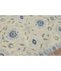 Amer Romania Newburg Light Blue Hand-Hooked Wool Area Rug 8'x10'