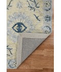 Amer Romania Newburg Light Blue Hand-Hooked Wool Area Rug 8'x10'