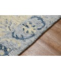 Amer Romania Newburg Light Blue Hand-Hooked Wool Area Rug 8'x10'