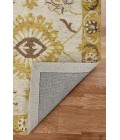 Amer Romania Newburg Gold Hand-Hooked Wool Area Rug 8'x10'