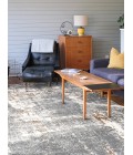 Amer Savannah Milan Gray Polyester Blend Area Rug 5'3"x7'9"