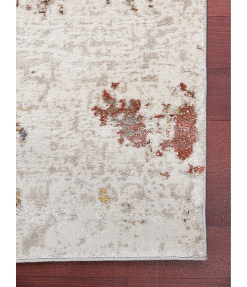 Amer Savannah Cherene Red Polyester Blend Area Rug 2'x3'