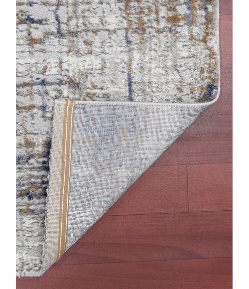 Amer Savannah Dylanne Gold Polyester Blend Area Rug 5'3"x7'9"