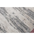 Amer Savannah Erica Gray/Blue Polyester Blend Area Rug 5'3"x7'9"