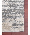 Amer Savannah Erica Gray/Blue Polyester Blend Area Rug 5'3"x7'9"