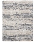 Amer Savannah Erica Gray/Blue Polyester Blend Area Rug 5'3"x7'9"