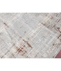 Amer Savannah Dylanne Gray/Red Polyester Blend Area Rug 5'3"x7'9"