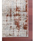 Amer Savannah Dylanne Gray/Red Polyester Blend Area Rug 5'3"x7'9"