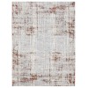 Amer Savannah SAV-6 Dylanne Gray/Red Rug 8 ft. 10 in. X 11 ft. 10 in. Rectangle