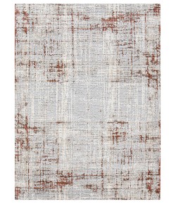 Amer Savannah SAV-6 Dylanne Gray/Red Rug 5 ft. 3 in. X 7 ft. 9 in. Rectangle