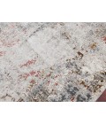 Amer Savannah Gracielle Ivory/Gray Polyester Blend Area Rug 5'3"x7'9"