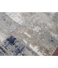 Amer Savannah Hannah Gray/Blue Polyester Blend Area Rug 8'10"x11'10"
