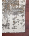 Amer Savannah Hannah Gray/Blue Polyester Blend Area Rug 8'10"x11'10"