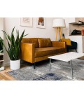 Amer Savannah Hannah Gray/Blue Polyester Blend Area Rug 8'10"x11'10"