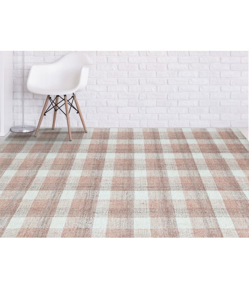 Amer Tartan Cartwell Rose Plaid Hand-Tufted Wool Area Rug 9'x13'
