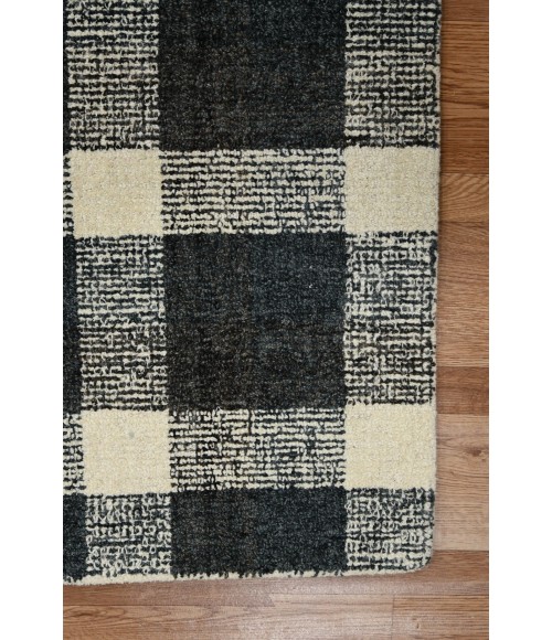 Amer Tartan Cartwell Charcoal Plaid Hand-Tufted Wool Area Rug 5'x7'6"