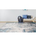 Amer Venice Dacono Gray Abstract Area Rug 4'11"x7'6"