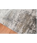 Amer Venice Frasier Ivory/Gold Abstract Runner Rug 3'x9'10"