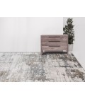 Amer Venice Frasier Ivory/Gold Abstract Area Rug 4'11"x7'6"