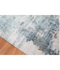 Amer Venice Hayden Ivory/Blue Abstract Area Rug 2'x3'