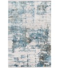 Amer Venice Hayden Ivory/Blue Abstract Area Rug 2'x3'