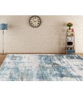 Amer Venice Hayden Ivory/Blue Abstract Area Rug 2'x3'