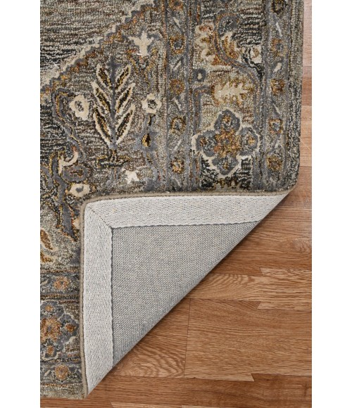 Amer Vestige Kersey Brown Hand-Tufted Wool Blend Area Rug 5'x7'6"