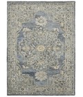 Amer Vestige Nucia Blue/Taupe Hand-Tufted Wool Blend Area Rug 5'x7'6"