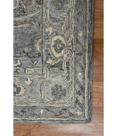 Amer Vestige Nucia Gray Hand-Tufted Wool Blend Area Rug 3'6"x5'6"