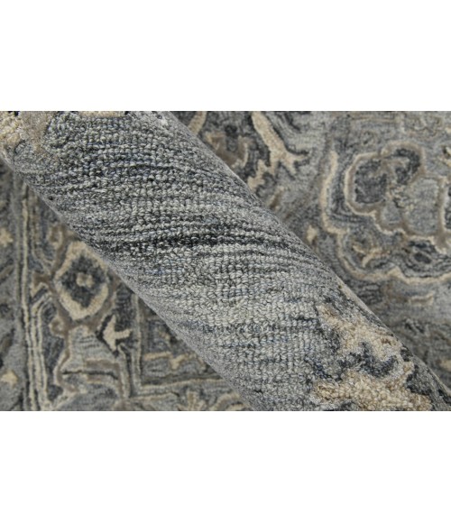 Amer Vestige Nucia Gray Hand-Tufted Wool Blend Area Rug 3'6"x5'6"