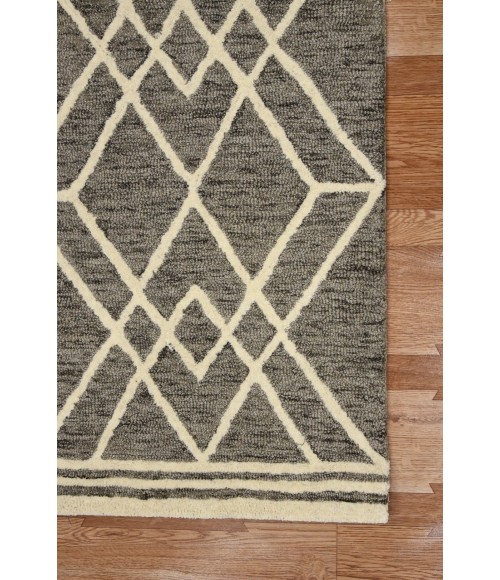 Amer Vista Duncan Taupe Hand-Hooked Wool Area Rug 2'x3'