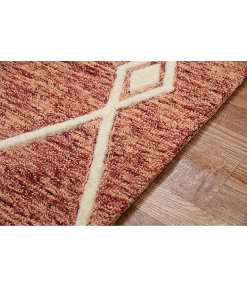Amer Vista Raton Sienna Hand-Hooked Wool Area Rug 2'x3'