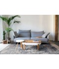 Amer Vermont Allaine Gray Polyester Area Rug 7'10" x 9'10"